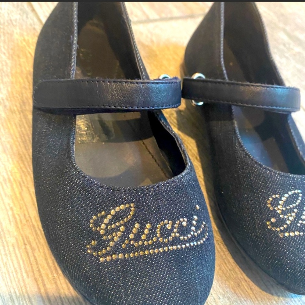 Gucci denim shoes